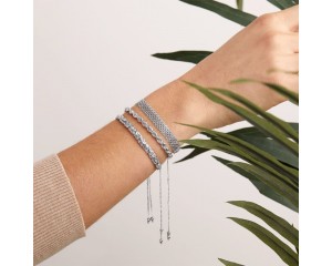 Sterling Silver Jewelry Set: Multi-Link Bolo Bracelets