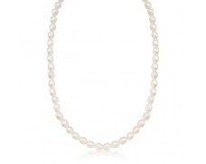 Baby's 4-4.5mm Cultured Pearl Necklace with 14kt Yellow Gold. 13"