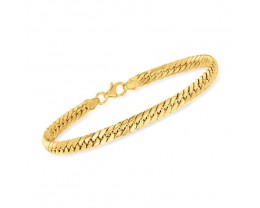 Italian 14kt Yellow Gold Cuban-Link Bracelet